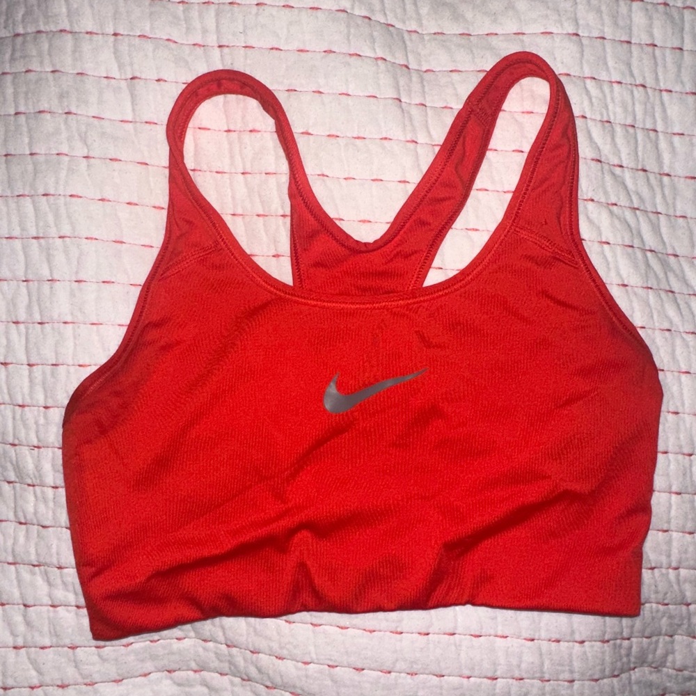 Nike Women's Vibrant Red Sports Bra
